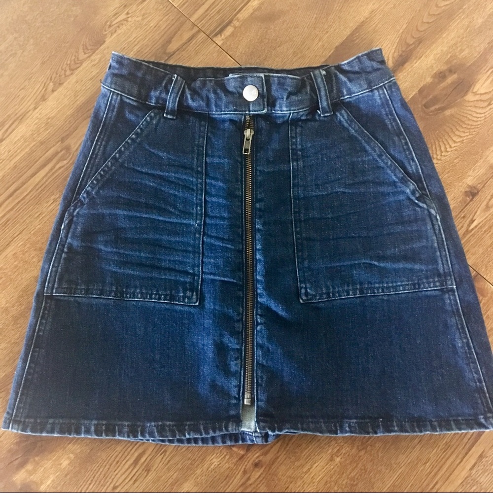Madewell denim utility zip skirt - Picture 6 of 7